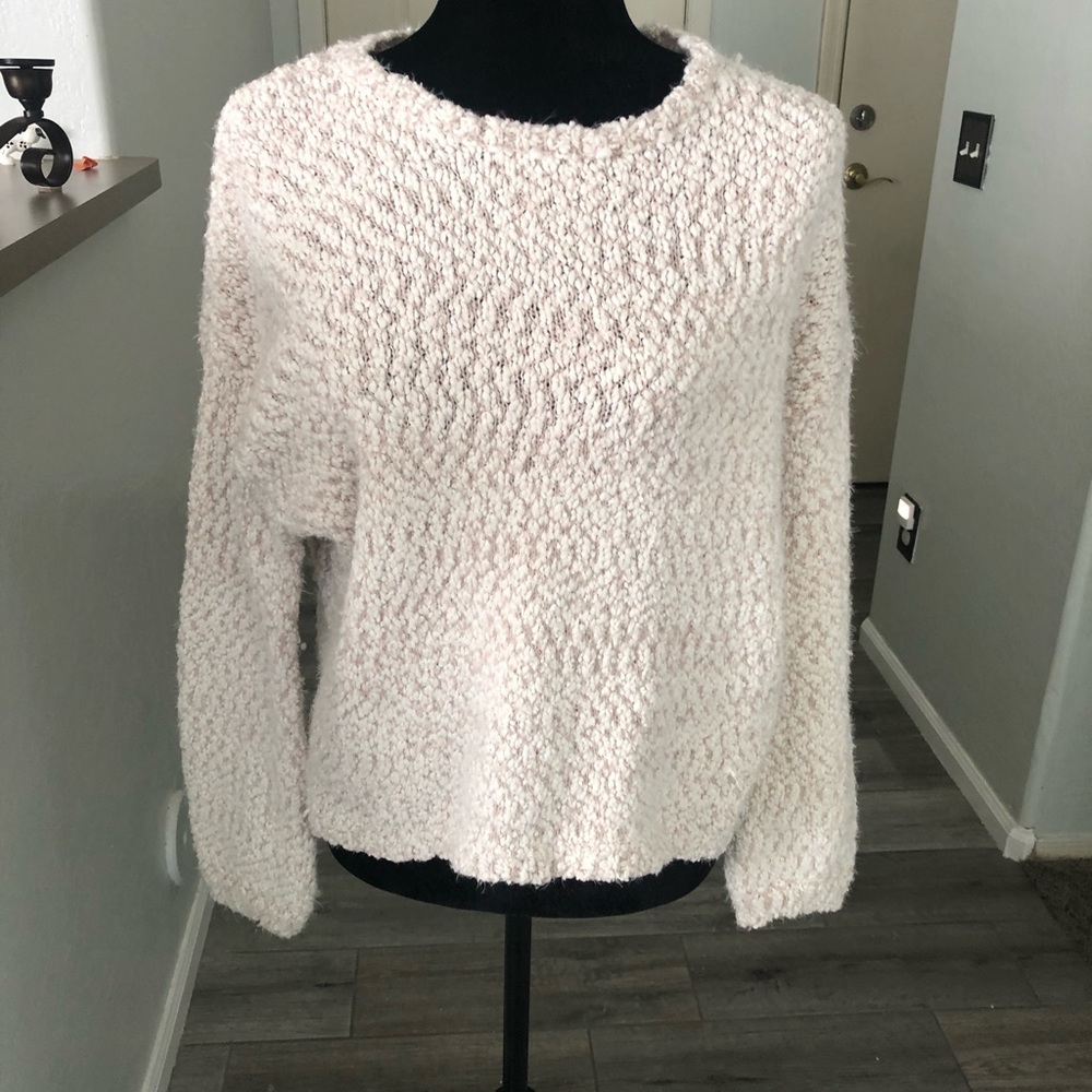 White sweater soft material